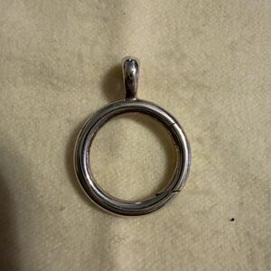 James Avery Sterling Silver Circlet Changeable Charm Holder Pendant